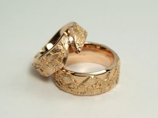 Eheringe aus Rotgold 750