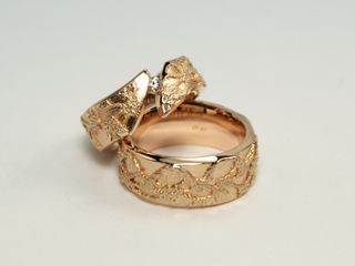 Eheringe aus Rotgold 750