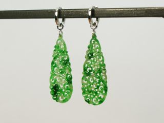 Ohrhänger mit Jade