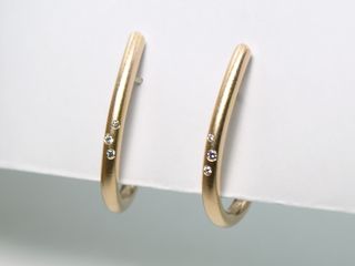 Grosser Ohrschmuck aus Rotgold 750