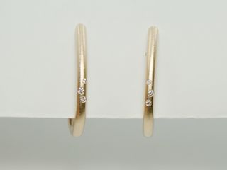 Grosser Ohrschmuck aus Rotgold 750