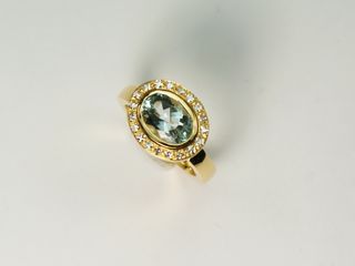 Ringkombination mit Aquamarin und Turmalin